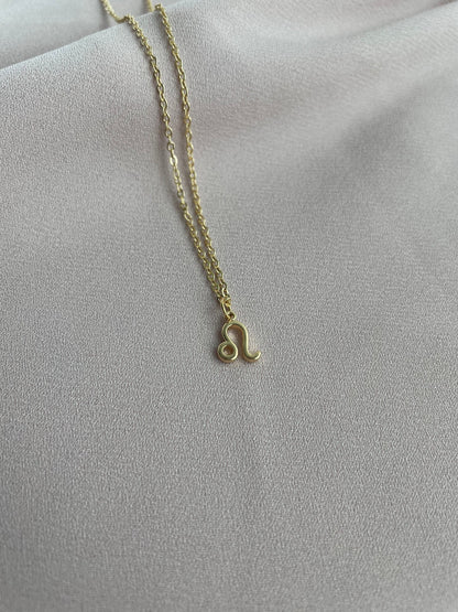 18K Plated Leo Zodiac Necklace