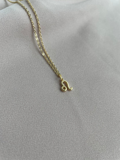 18K Plated Leo Zodiac Necklace