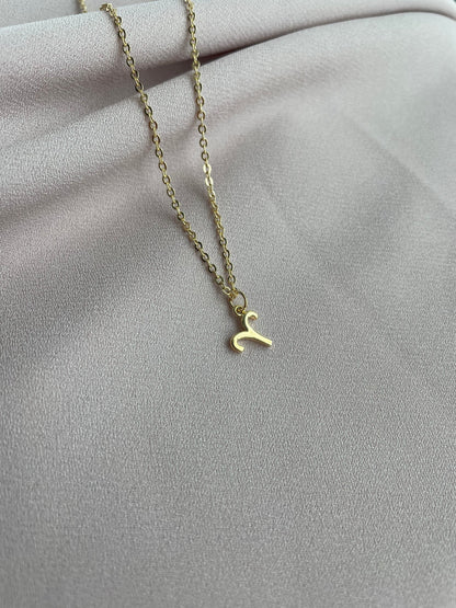 18K Plated Aries Zodiac Necklace